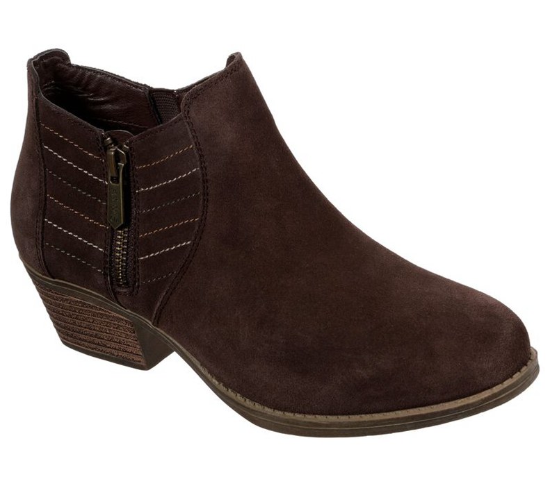 Skechers Lasso - Petrol - Womens Boots Chocolate [AU-VA4957]